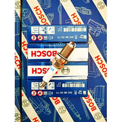 Bộ 04 Bugi Bosch 03 Chấu Chevrolet Captiva, Lacetti, Vivant, Toyota Land Cruiser, Corolla II