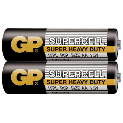 Vỉ 2 Pin Tiểu GP Supercell Super Heavy Duty AA - GP 15PL-2S2