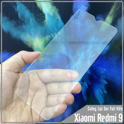 Bộ 2 miếng kính cường lực Gor cho Xiaomi Redmi 9 Full Box - Hàng Nhập Khẩu