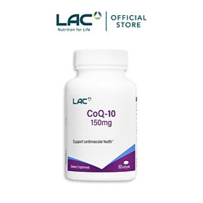 VIÊN UỐNG HỖ TRỢ TIM MẠCH LAC COQ-10 150MG (60 VIÊN)