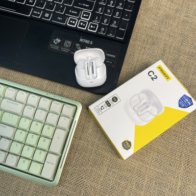 Tai nghe Bluetooth PISEN C2 ANC ENC True wireless, Kim Ánh cho dùng thử 30 ngày, hàng chính hãng, bảo hành 18 tháng