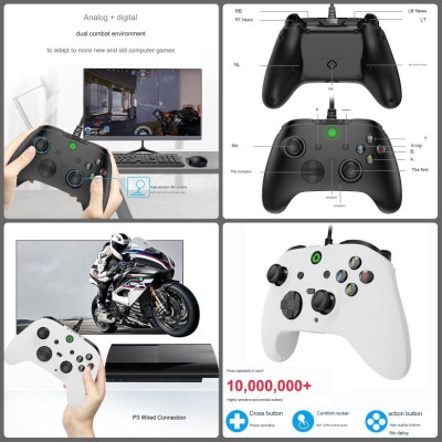 Gamepad tay game Có dây TS102 cho máy tính, laptop, smartphone, máy tính bảng hàng nhập khẩu
