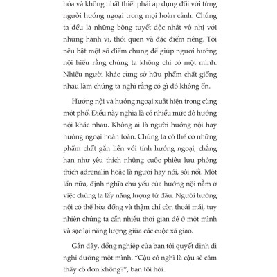 Sáng Hướng Nội - Tối Hướng Ngoại