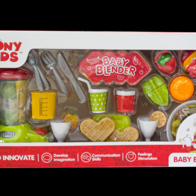 Đồ Chơi Nấu Ăn Bộ Máy Xay Hoa Quả TOONYKIDS - Đồ Chơi Nhà Bếp Cho Bé - Baby Blender TN075 [Tặng Kèm Sticker]
