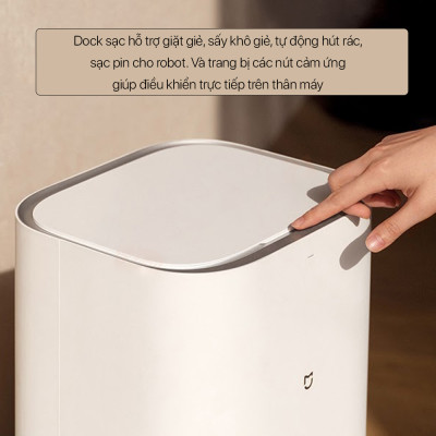 Robot Hút Bụi Lau Nhà Xiaomi Mijia Omni Kết Nối App Giặt Giẻ Sấy Khô Đổ Rác, Khử Khuẩn UV - Nhập Khẩu