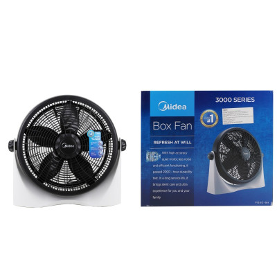 Quạt Hộp, Quạt Để Bàn 5 Cánh Midea FB40-9H (Quạt Điện Hàng Chính Hãng, Công suất 55W, Chỉnh Gió 3 Tốc Độ)