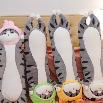 Thú nhồi bông mèo hoàng thượng cosplay form dài - Size từ 65cm đến 110cm- Quà tặng gấu bông mèo nhồi bông dễ thương - Gối ôm mềm mịn cho bé.