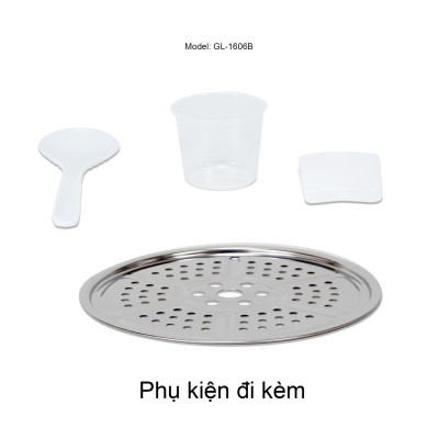 Nồi Áp Suất Điện Gali GL-1606B. Dung tích 6L, nồi đa năng 12 chức năng nấu. Thiết kế hiện đại, nhỏ gọn. Hàng chính hãng bảo hành 24 tháng.
