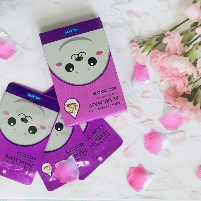 Mặt nạ dưỡng da chiết xuất ngọc trai Milatte Fashiony Pearl Mask - Hộp 10 miếng