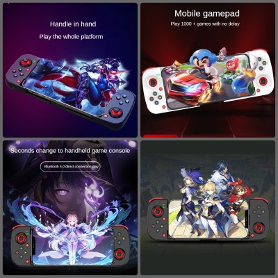 Gamepad Tay Game Không dây Bluetooth D3 đa nền tảng cho máy tính - điện thoại - máy game Console Hàng nhập khẩu