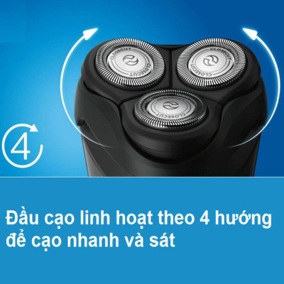 Máy cạo râu khô và ướt Philips S1560/81 Norelco Shaver 2100 - Hàng Chính Hãng