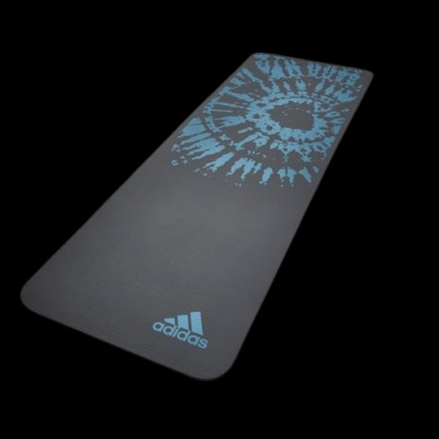 Thảm Tập Fitness, Yoga ADIDAS ADYG-10200BL Tie-Dye Cao su NBR Độ dày 10mm - Hàng Chính Hãng