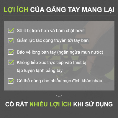 Lysin - găng tay tập gym, thể dục, xe đạp, câu cá, tập tạ, chống trượt bảo vệ lòng bàn tay chính hãng Nhật