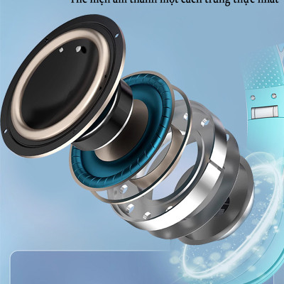 Tai Nghe Bluetooth Tai Mèo Phát Sáng Teement, Tai Nghe Không Dây, Tai Nghe Chụp Tai Bluetooth 5.3, Đèn Led Và Âm Bass Mạnh Mẽ - Hàng Chính Hãng