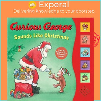 Sách - Curious George Sounds Like Christmas sound book by H. A. Rey (US edition, paperback)