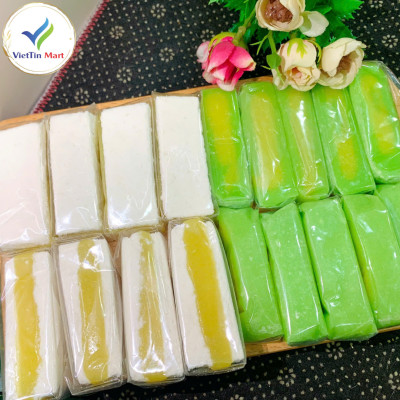 Bánh In, Bánh Dẻo Nhân Đậu Xanh Sầu Riêng VietTin Mart 5 Cái