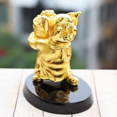 Quà tặng cao cấp: Tượng Heo vàng phát tài – THVPT01