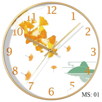 ĐỒNG HỒ TREO TƯỜNG TRANG TRÍ PHỦ PHA LÊ KT 35 CM( MS 18)