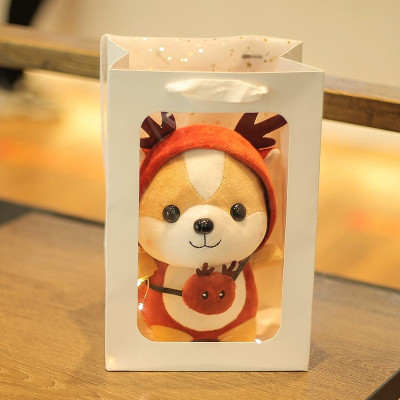 Gấu bông chó Shiba cosplay tuần lộc siêu dễ thương (23cm--->50cm) món quà noen tuyệt vời cho bé & người yêu, hàng xịn cao cấp loại 1