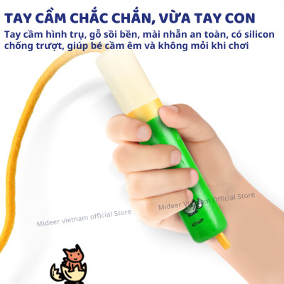Dây nhảy cho bé thể dục Mideer Jump Rope đồ chơi vận động 6 7 8 9 10 tuổi