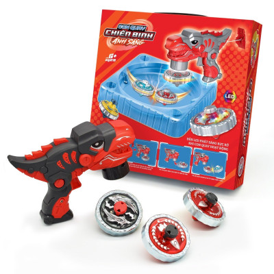 Đồ Chơi Duka: Con Quay Chiến Binh Ánh Sáng - Khủng Long Tranh Tài DK81128