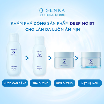 Serum dưỡng ẩm và chống lão hóa Senka Deep Moist 3X HA 30ml