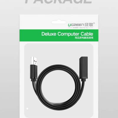 Ugreen UG10373US129TK 2M màu Đen Cáp tín hiệu nối dài USB 3.0 cao cấp - HÀNG CHÍNH HÃNG