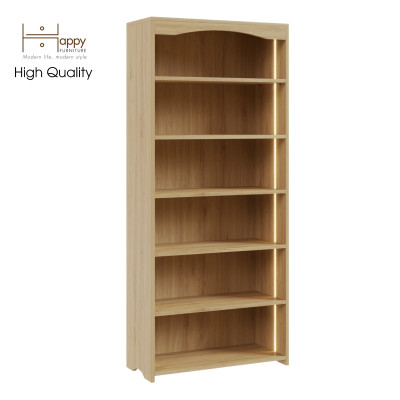 [Happy Home Furniture] CATY, Kệ sách 6 ngăn tích hợp đèn LED, 70cm x 30cm x 160cm (DxRxC),KSA_029_LED