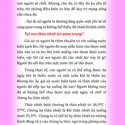 Thân Nhiệt Quyết Định Sinh Lão Bệnh Tử + Thân Nhiệt Năng Lượng Cốt Yếu Của Sự Sống