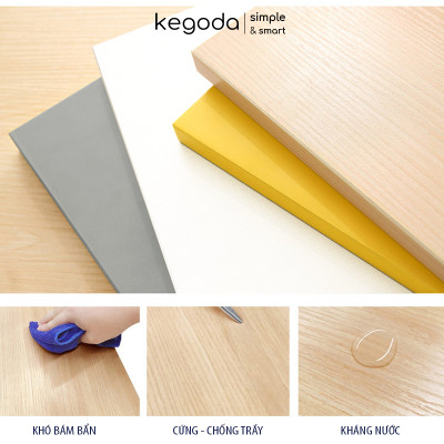 Giá Sách 2 Tầng Có Bánh Xe Di Chuyển (Có Thể Tháo Rời) Thương Hiệu KEGODA KGD09