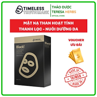 Mặt Nạ Than Hoạt Tính GOLD FLACKES TIMELESS TRUTH MASK Dưỡng Ẩm, Giúp Da Mềm Mại | Mặt Nạ Dưỡng Sáng Da ( Hộp 5 miếng)