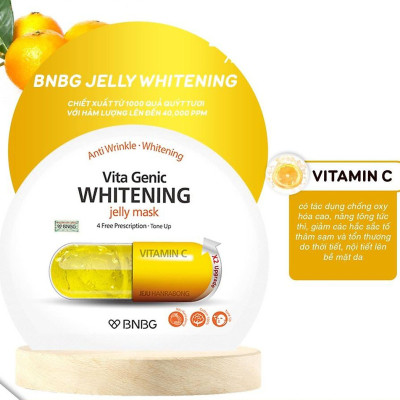 Mặt Nạ BNBG Vita Genic Whitening Jelly Mask Dưỡng Trắng 30ml