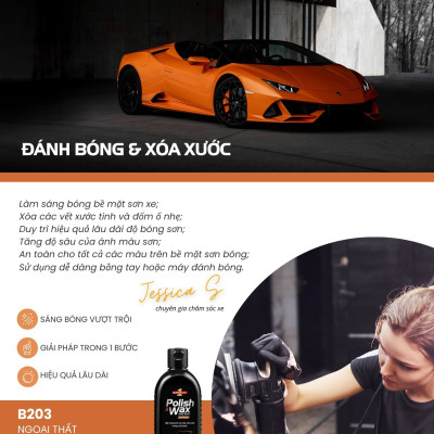 Kem Đánh Bóng và Xóa Vết Xước SUPERONE Polish and Wax One Step - Exterior SOUTHWALL B203