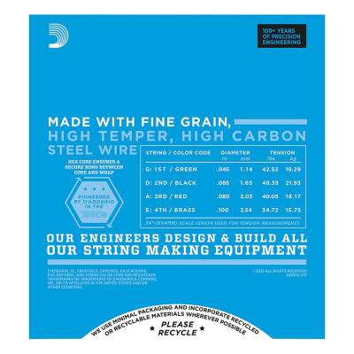 Bộ 4 Dây Đàn Guitar Bass D