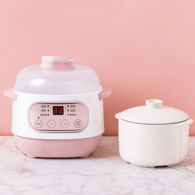 Nồi Nấu Cháo Chậm Cho Bé Ăn Dặm SEKA GT68 - Nồi Hầm Cháo, Kho Cá Chậm, Hầm Cách Thủy, Ninh Cháo Cho Bé 4 In 1 - Hàng chính hãng