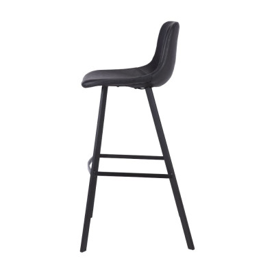 Ghế Đôn Bầy Bar Cao MAEYA Da PU Cao Cấp, Khung Sắt Sơn Tĩnh Điện Bền Bỉ, Thiết Kế Màu Nâu Đen Cổ Điển Đương Đại, Chịu Lực 100kg | Index Living Mall | Nội Thất Nhập Khẩu Thái Lan - Phân Phối Độc Quyền Tại Việt Nam