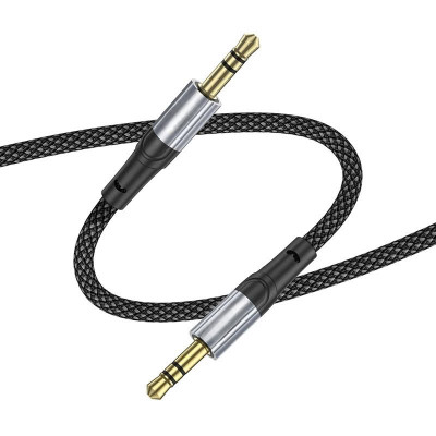 1m Dây Audio 3.5mm tròn mạ vàng 24K, TPE cao cấp - Hàng chính hãng