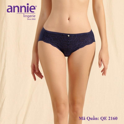 Quần lót nữ ren, thun lạnh annie QE2160 sang trọng, trẻ trung, quyến rũ, đường may tinh tế tỉ mỉ, mềm mại co giãn tốt