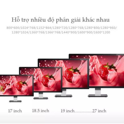 Ugreen UG11642VG101TK 12M màu Đen Cáp tín hiệu 2 đầu VGA - HÀNG CHÍNH HÃNG