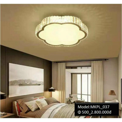 MKPL_037 Đèn mâm áp trần phale chuẩn K9, đèn trần trang trí, đèn trần phòng ngủ DT