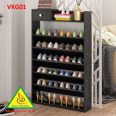 Tủ Giày Hiện Đại Nhiều Ngăn Để Giày, Tiết Kiệm Diện Tích VKG01 - Nội thất lắp ráp Viendong Adv