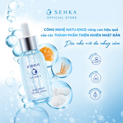 Serum dưỡng ẩm và chống lão hóa Senka Deep Moist 3X HA 30ml