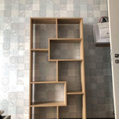 Kệ Sách Đa Tầng Để Sàn Juno Sofa (màu gỗ tự nhiên)