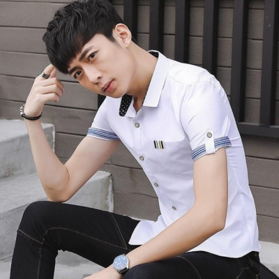 Áo Sơ Mi Nam Ngắn Tay Có Túi Phối Viền Cổ Viền Tay Áo Thời Trang Cao Cấp PONIVA Chất Vải Cao Cấp Mềm Mại Thấm Hút Mồ Hôi