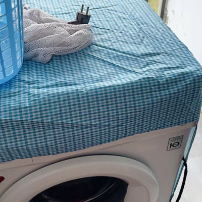 Áo che máy giặt cửa ngang (trước) cho máy từ 6 - 8 kg ,vải dù siêu bền tiện lợi , chống thấm nước , bảo vệ máy giặt dưới mọi thời tiết  giao màu ngẫu nhiên