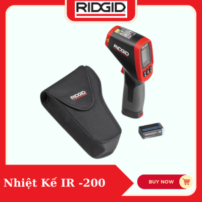 Nhiệt kế hồng ngoại IR-200 RIDGID (36798) Nhanh Chóng Và Chính Xác Chỉ Với Một Nút Bấm Số 1 Tại Mỹ - Hàng Chính Hãng