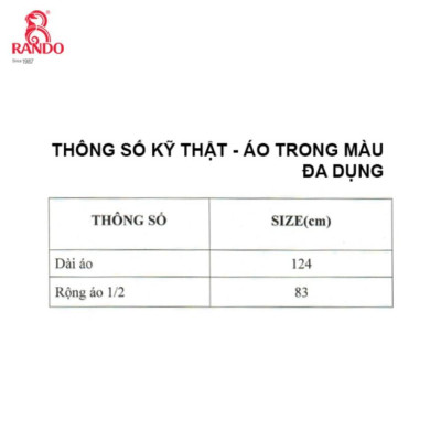Áo Mưa RANDO Cao Cấp Thời Trang Chính Hãng Dành Cho 1 Người Tiện Lợi Trùm Đầu Bít Nhựa Siêu NhẹTrong Suốt Sỉ DDTRON