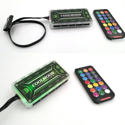 Bộ 3 Quạt + Khiển Coolmoon RGB V2 - Hàng nhập khẩu
