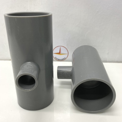 Tê giảm 60 x 21 nhựa PVC Bình Minh _T60x21