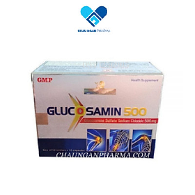 Glucosamin 500  - Hỗ trợ xương khớp Hộp 100 viên